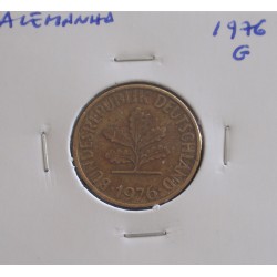 Alemanha - 10 Pfennig - 1976 G