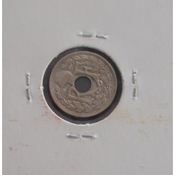 França - 5 Centimes - 1921 ( Eixo às 9 horas )