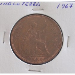 Inglaterra - 1 Penny - 1967