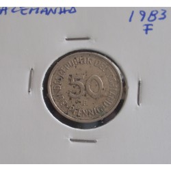 Alemanha - 50 Pfennig - 1983 F