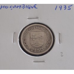 Moçambique - 2,50 Escudos - 1935 - Prata