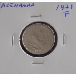 Alemanha - 50 Pfennig - 1971 F