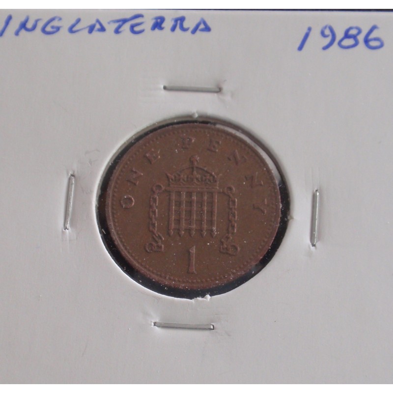 Inglaterra - 1 penny - 1986