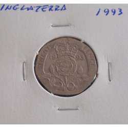 Inglaterra - 20 Pence - 1993