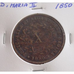 D. Maria II - X Réis - 1850