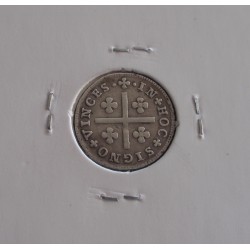  D. Maria I - 1/2 Tostão - N/D ( 1786 - 1799 ) A. G. 05.02 - Prata 