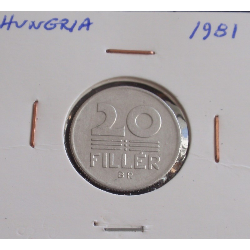 Hungria - 20 Fillér - 1981