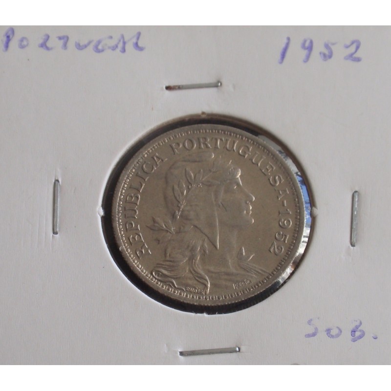 Portugal - 50 Centavos - 1952 - Unc