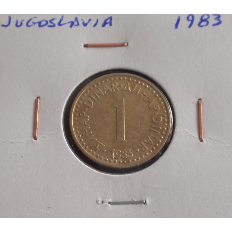 Jugoslávia - 1 Dinar - 1983