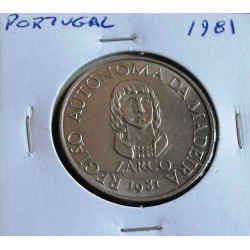 Portugal - 25 Escudos - 1981 - Reg. Aut. Madeira