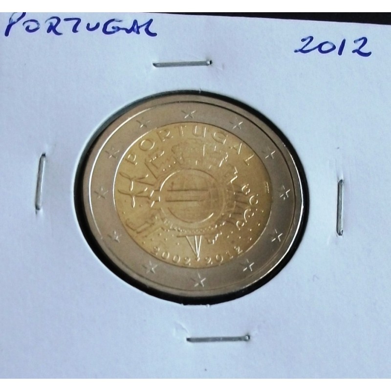 Portugal - 2 Euro - 2012 - 10 Anos da Circulação do Euro