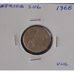 África do Sul - 5 Cents - 1968 ( Suid ) - Unc