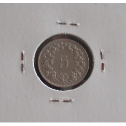 Suiça - 5 Rapen - 1962