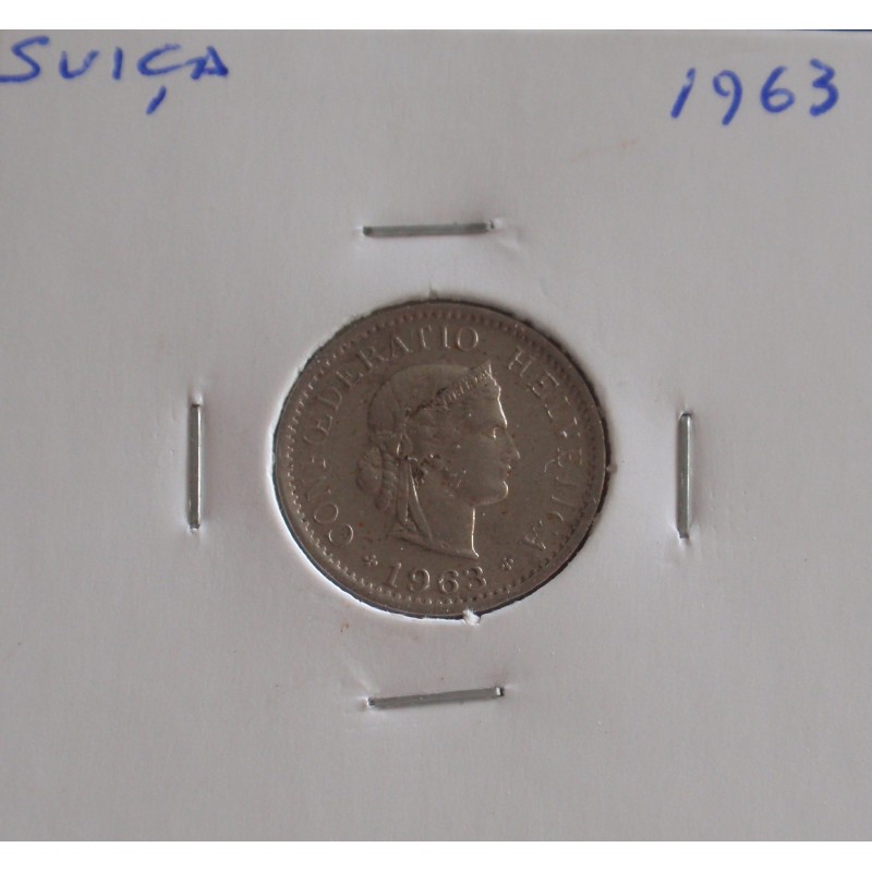 Suiça - 5 Rapen - 1963