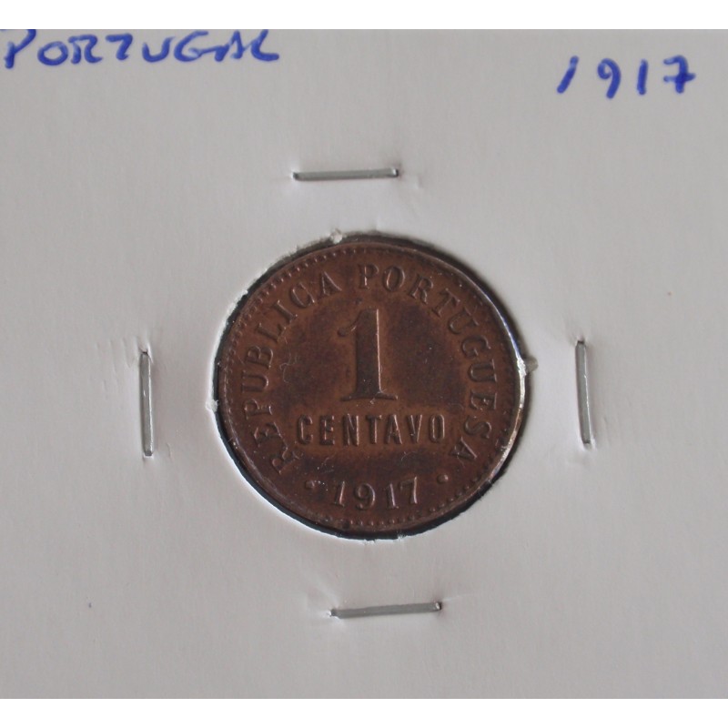 Portugal - 1 Centavo - 1917