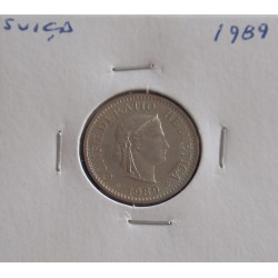 Suiça - 10 Rapen - 1989