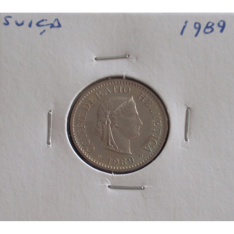 Suiça - 10 Rapen - 1989