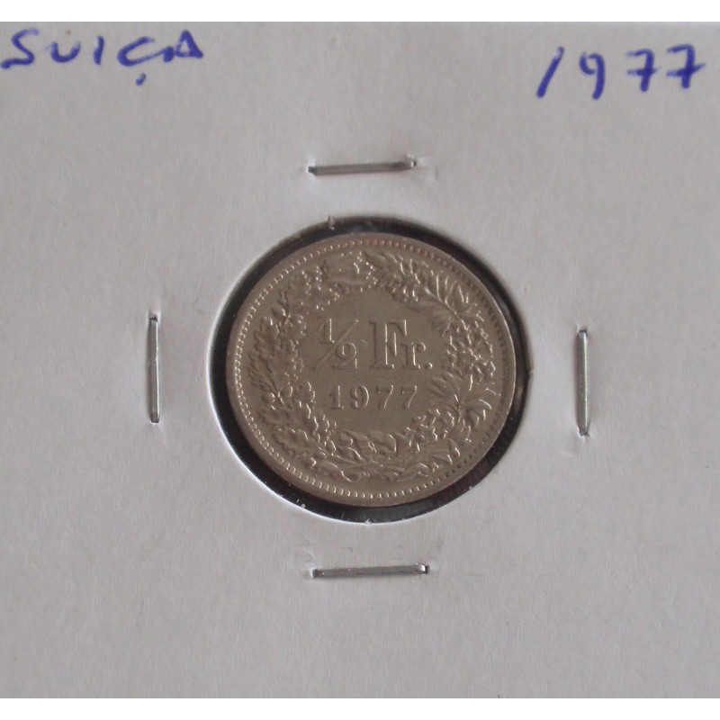 Suiça - 1/2 Franc - 1977