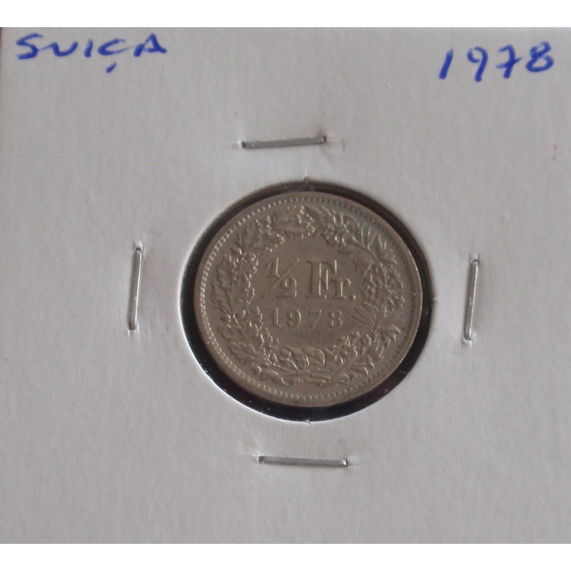 Suiça - 1/2 Franc - 1978