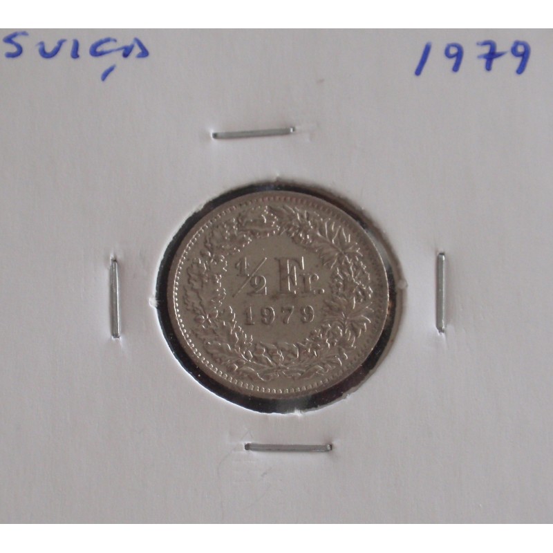 Suiça - 1/2 Franc - 1979
