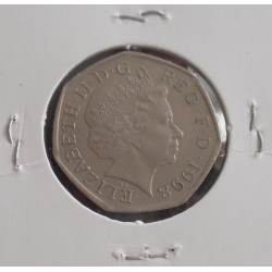 Inglaterra - 50 Pence - 1998