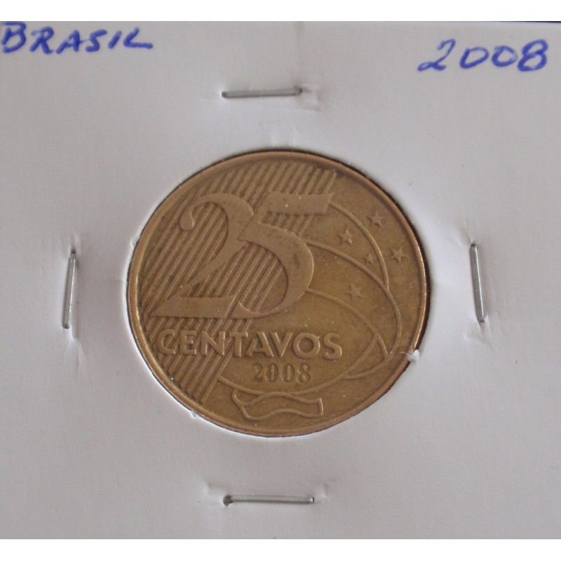 Brasil - 25 Centavos - 2008