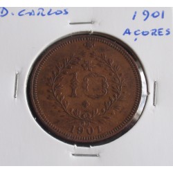D. Carlos - 10 Réis - 1901 Açores