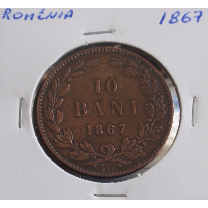 Roménia - 10 Bani - 1867