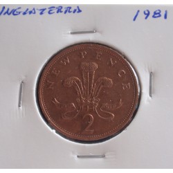 Inglaterra - 2 New Pence - 1981