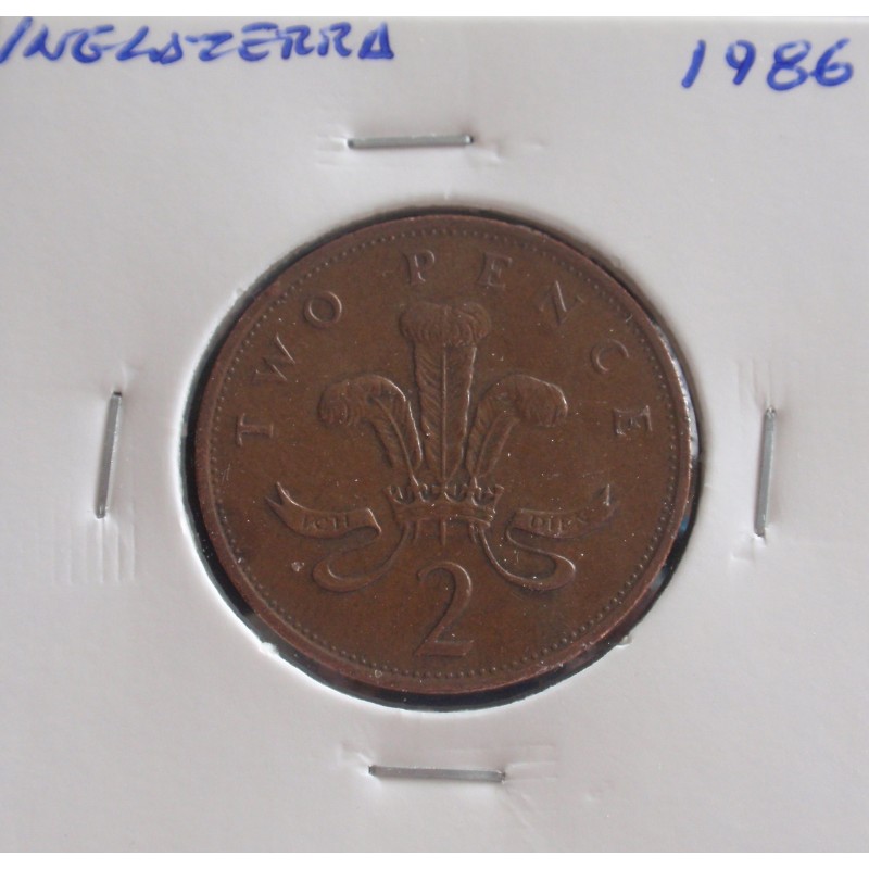 Inglaterra - 2 Pence - 1986