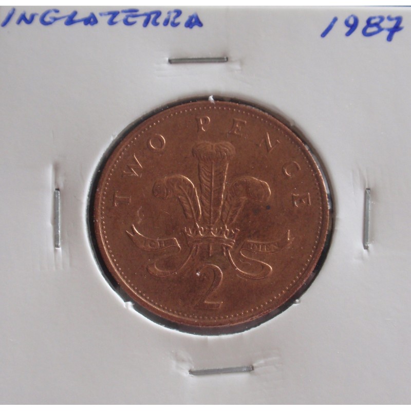 Inglaterra - 2 Pence - 1987