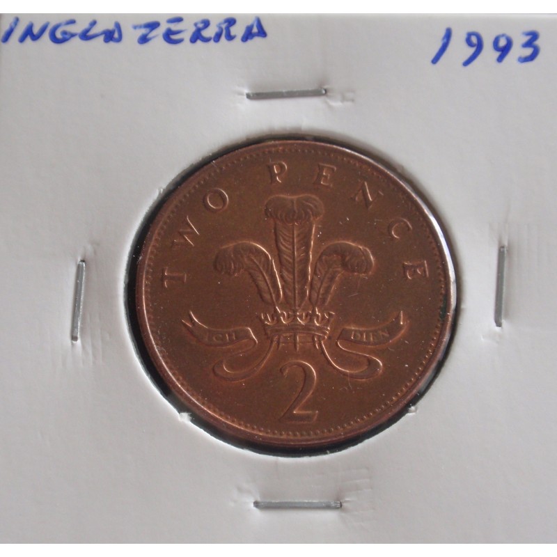 Inglaterra - 2 Pence - 1993