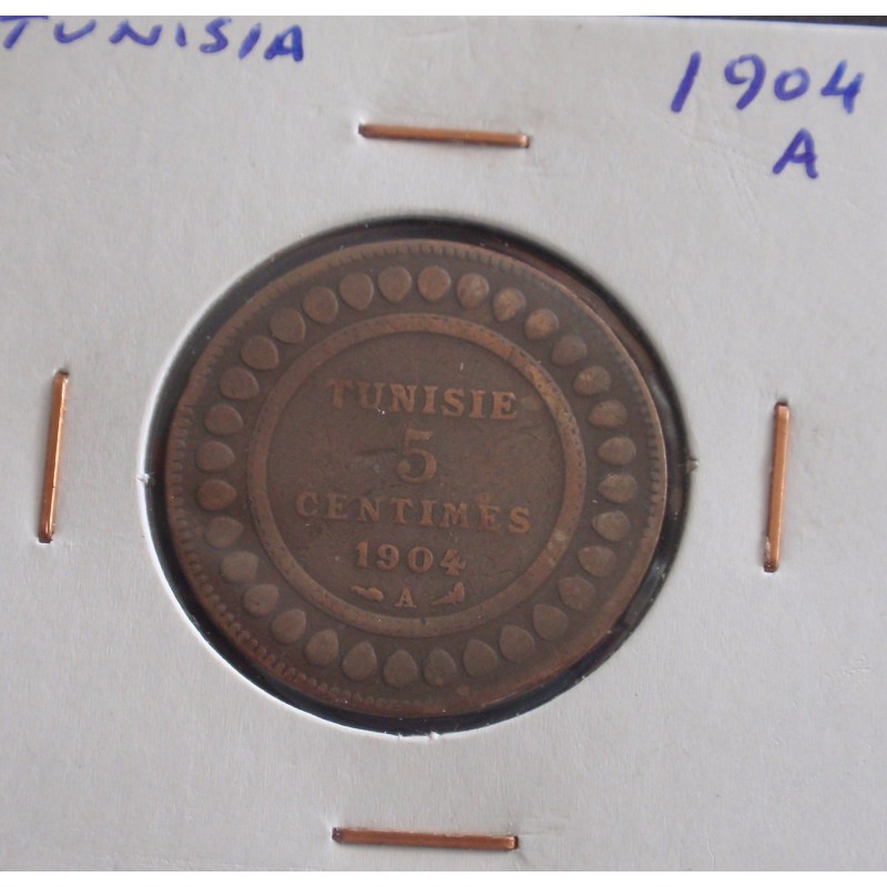 Tunisia - 5 Centimes - 1904 A