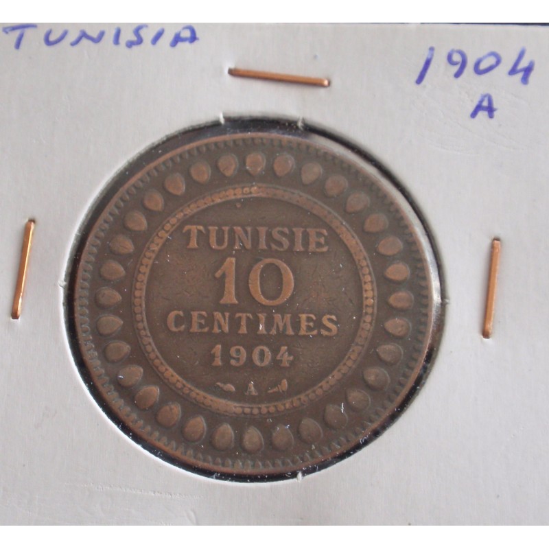 Tunisia - 10 Centimes - 1904 A