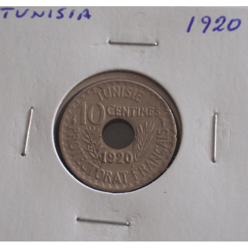 Tunisia - 10 Centimes - 1920