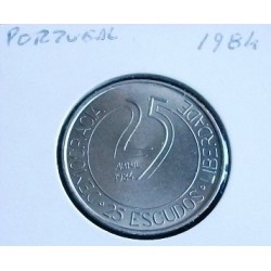 Portugal - 25 Escudos - 1984 - 25 Abril