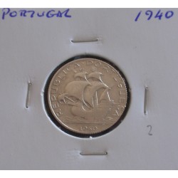 Portugal - 2,50 Escudos - 1940 - Prata