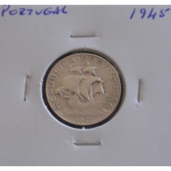 Portugal - 2,50 Escudos - 1945 - Prata