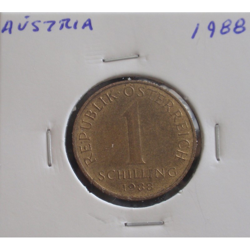 Aústria - 1 Schilling - 1988