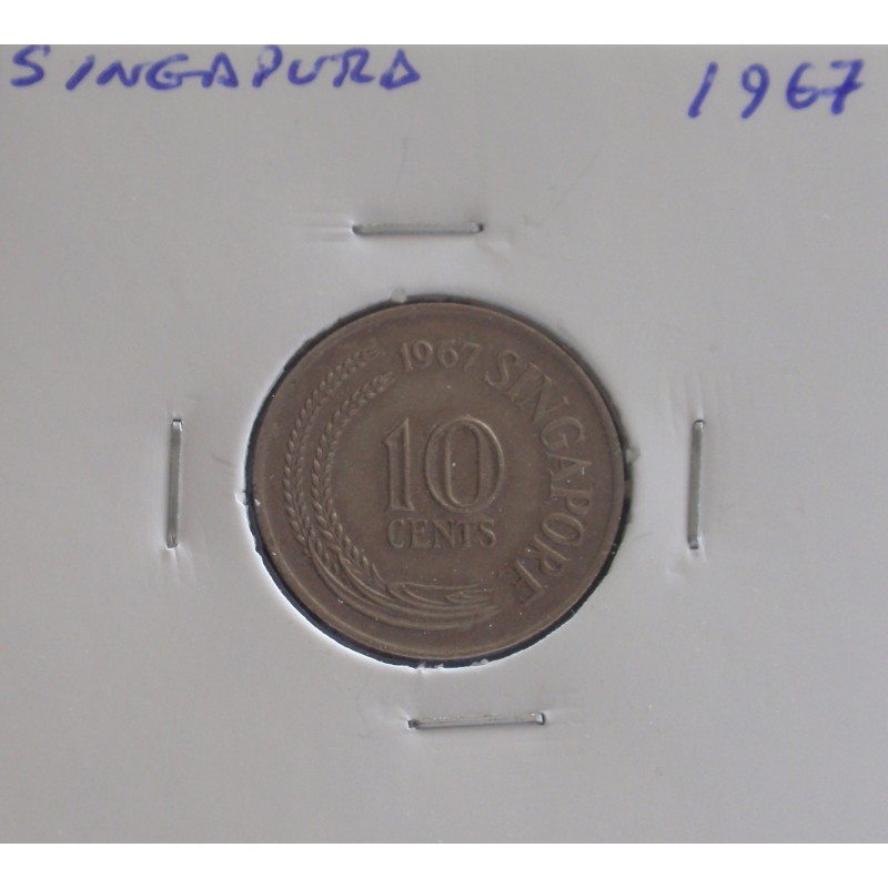 Singapura - 10 Cents - 1967