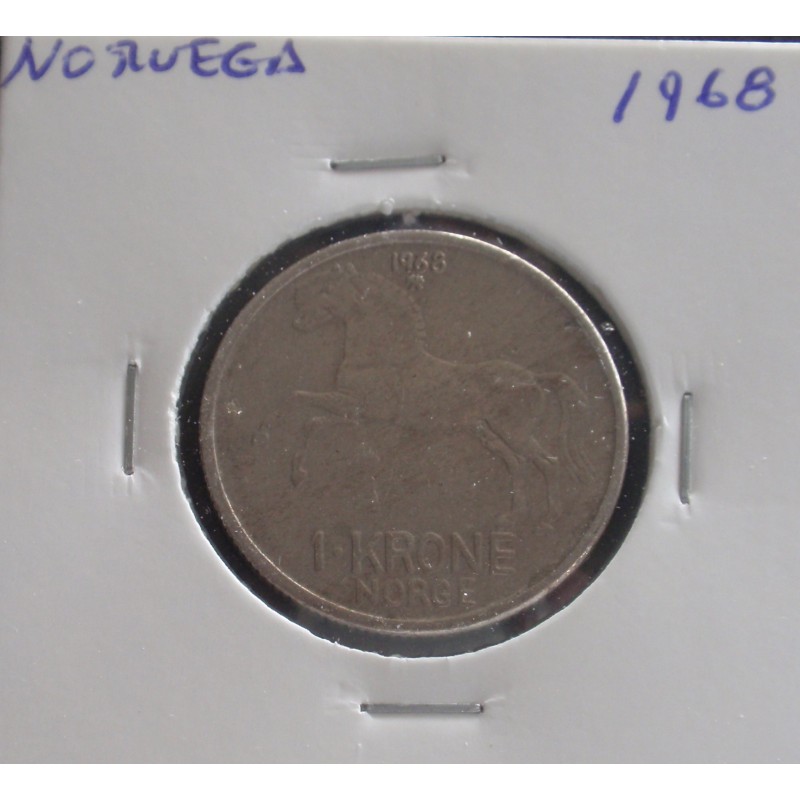 Noruega - 1 Krone - 1968