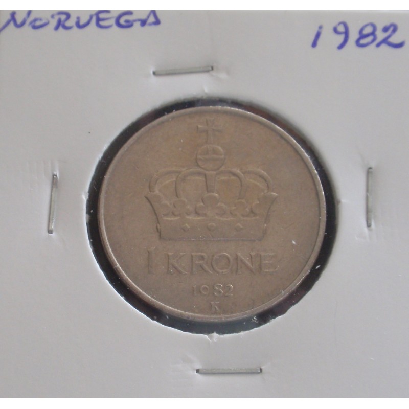 Noruega - 1 Krone - 1982