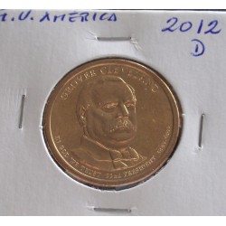 E. U. América - 1 Dollar - 2012 D - Grover Cleveland
