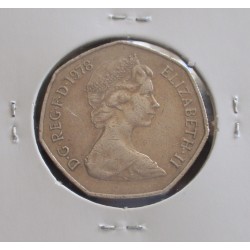 Inglaterra - 50 New Pence - 1978