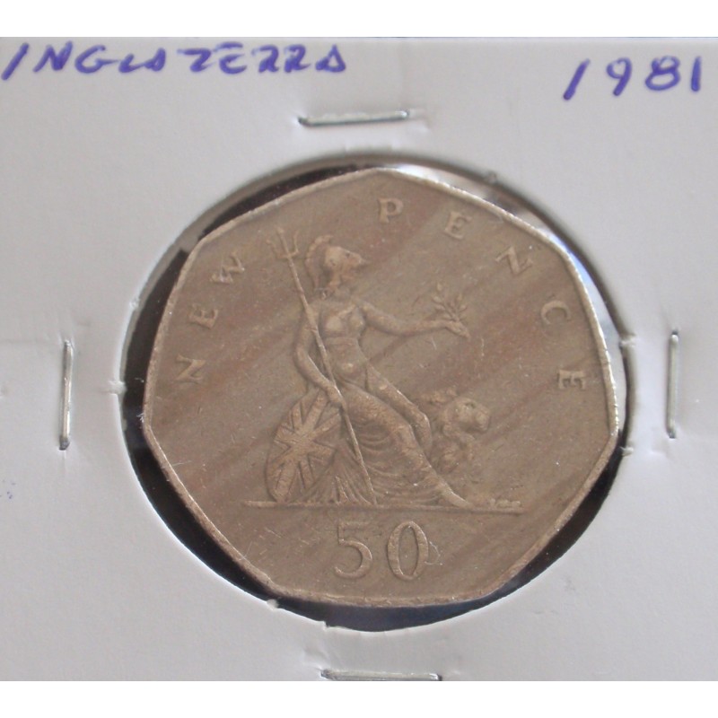 Inglaterra - 50 New Pence - 1981