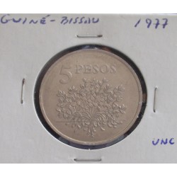 Guiné - Bissau - 5 Pesos - 1977 - Unc