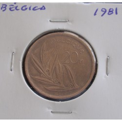 Bélgica ( Belgique ) - 20 Francs - 1981