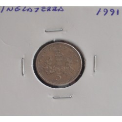 Inglaterra - 5 Pence - 1991