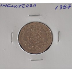Inglaterra - 20 Pence - 1987