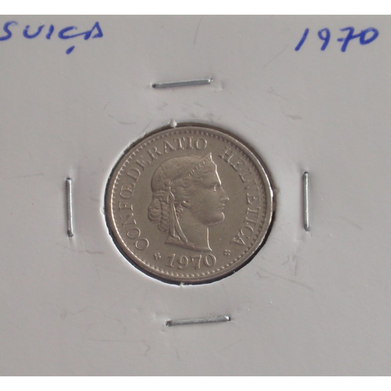 Suiça - 10 Rapen - 1970